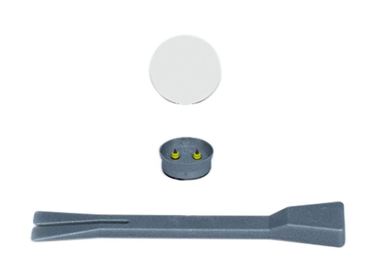 MagSpike Set S Magnetleiste Rund mit Haken - White