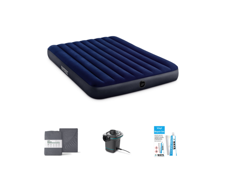 Intex Classic Downy 203 x 152 cm Luftmatratzen-Set - 
4-teilig
