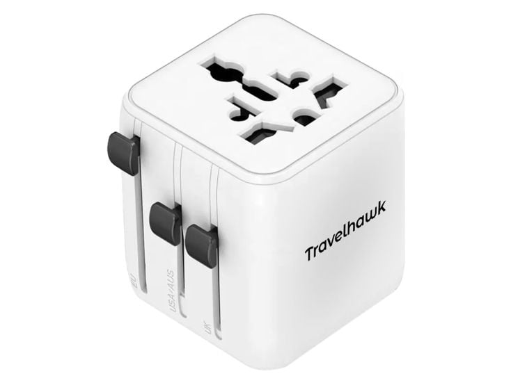 Travelhawk Universell Weltadapter - White