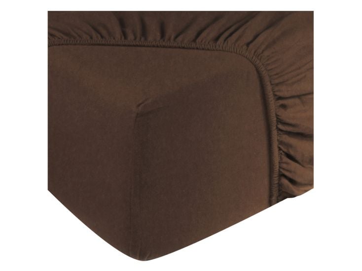 DoubleDry Flanel 90x200 cm spannbettlaken - braun