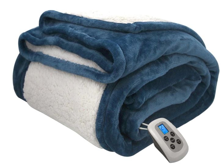 Swiss Nights Sherpa Fleece Elektrische Heizdecke
