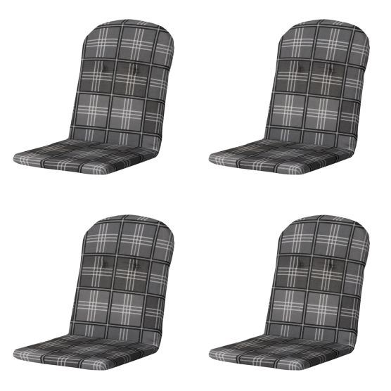 Madison Patchy Schalensitzkissen - 4er-Set