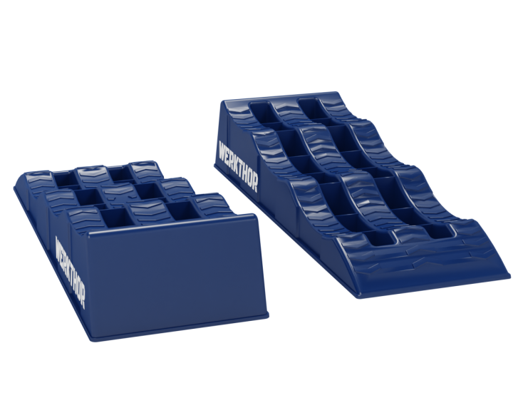 Werkthor 4000 kg Wohnmobil Auffahrkeile - Blue