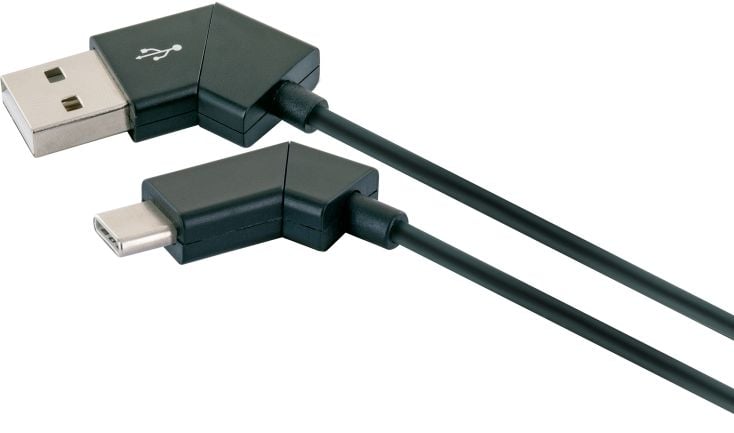 Schwaiger USB Type C drehbares Ladekabel