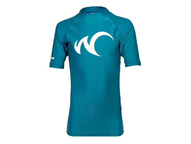 Watrflag Valencia kurzarm UPF 50+ Petrol Kids Rashguard