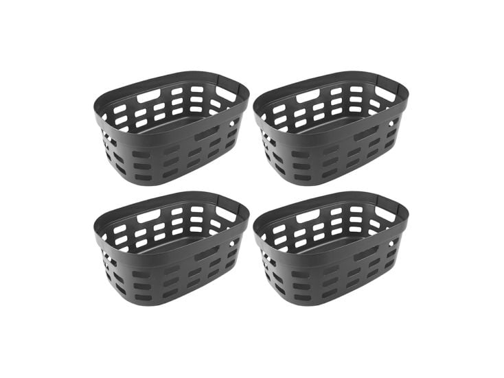 Sunware Sigma home 45 Liter Anthracite Korb - Set von 4