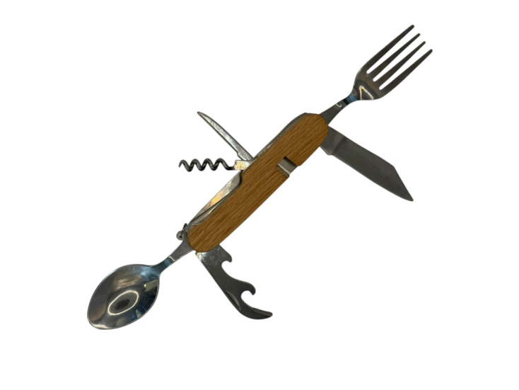 HEM 7-in-1 taschenmesser mit holzgriff