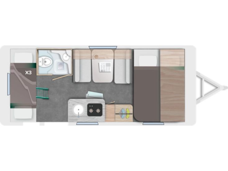 Caravelair Alba 487 2026 Wohnwagen