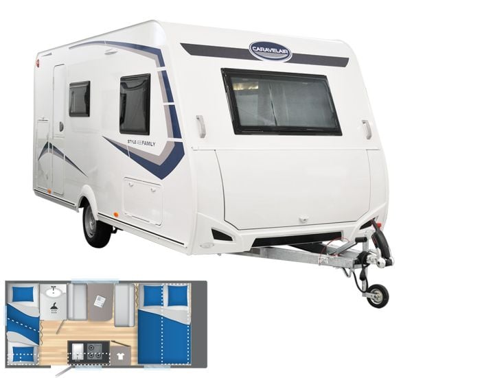 Caravelair Alba Style 466 Wohnwagen