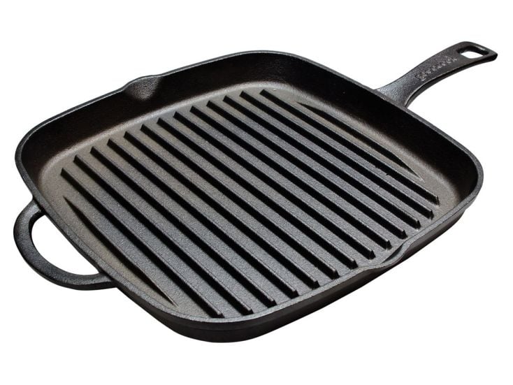 Cast Iron viereckige gusseiserne Grillpfanne Cast Iron viereckige gusseiserne Grillpfanne