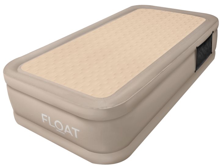 FLOAT 1-Personen-Luftbett mit integrierter Pumpe