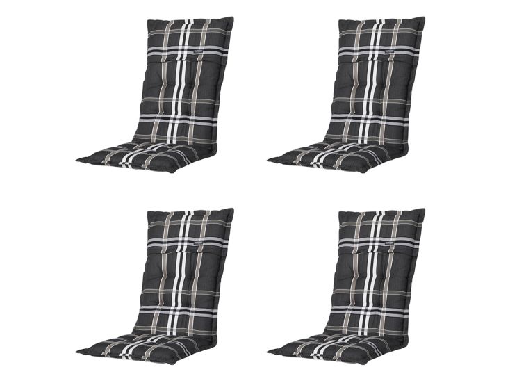 Madison Nils taupe Gartenstuhlauflage - Set von 4