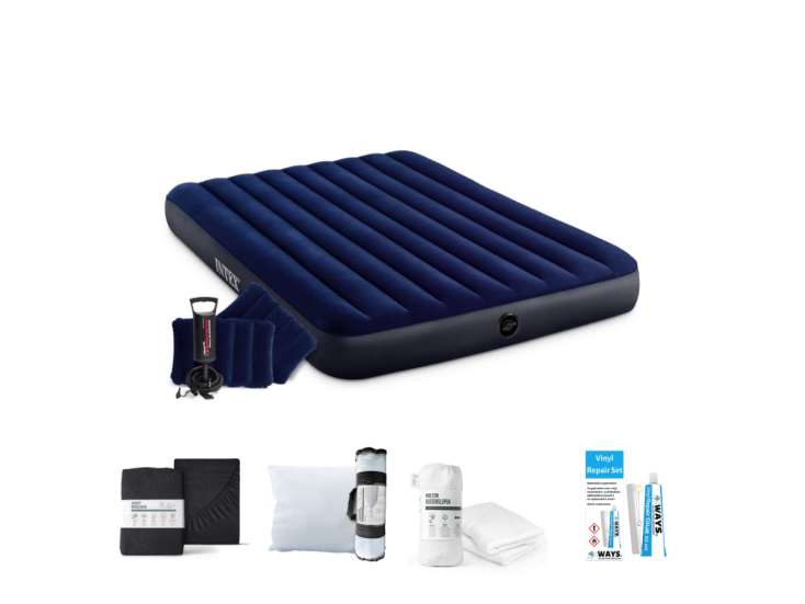 Intex Classic Downy 203 x 152 cm Luftmatratzen-Set - 
5-teilig