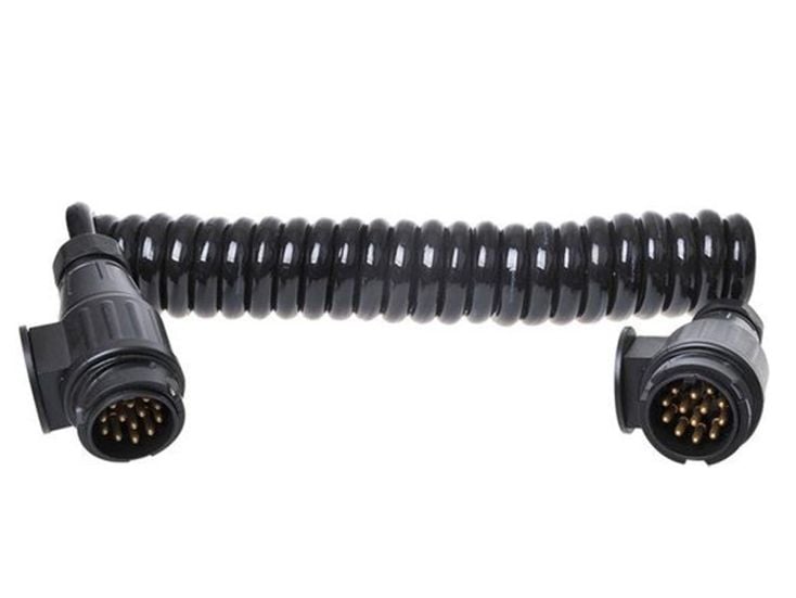 ProPlus 13-Poliges Spiralkabel - 3,5 Meter