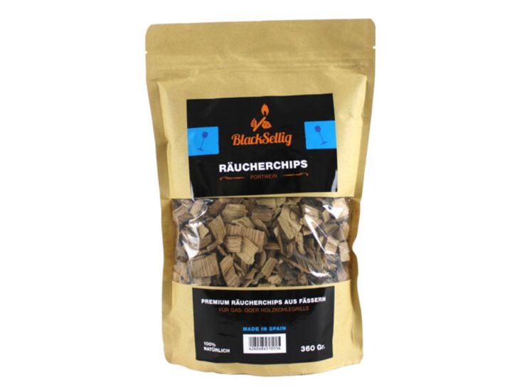 BlackSellig Portwein 360 Gramm Räucherchips