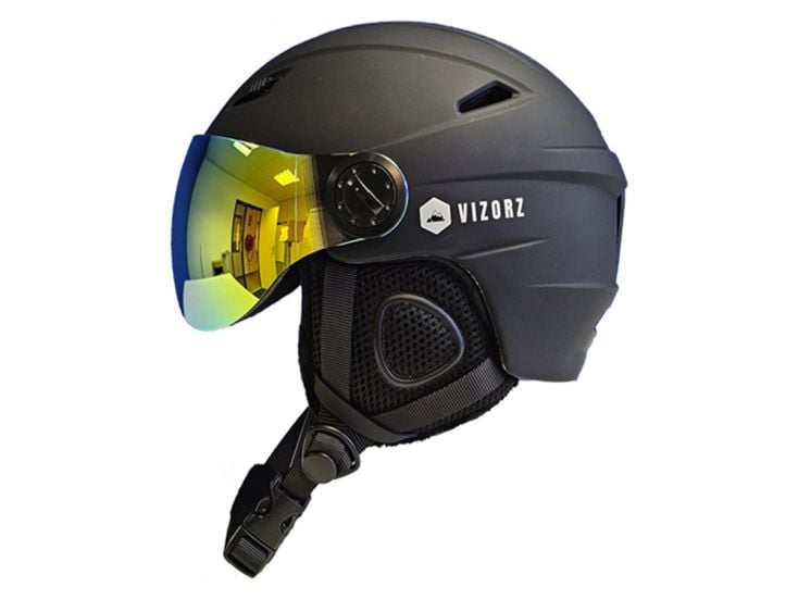 Vizorz 58 - 61 cm Schwarze Skihelm Mit Visier