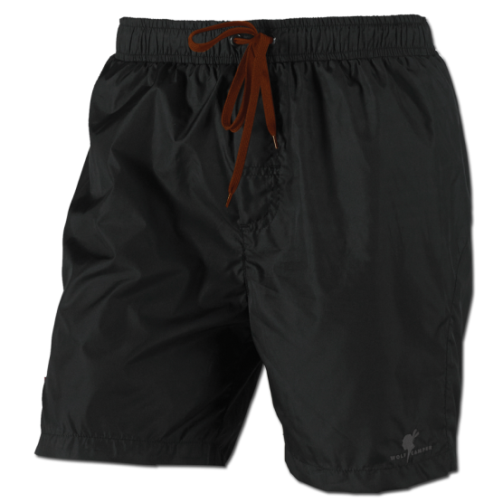 Wolf Camper Beach schwarze Herren Badehose