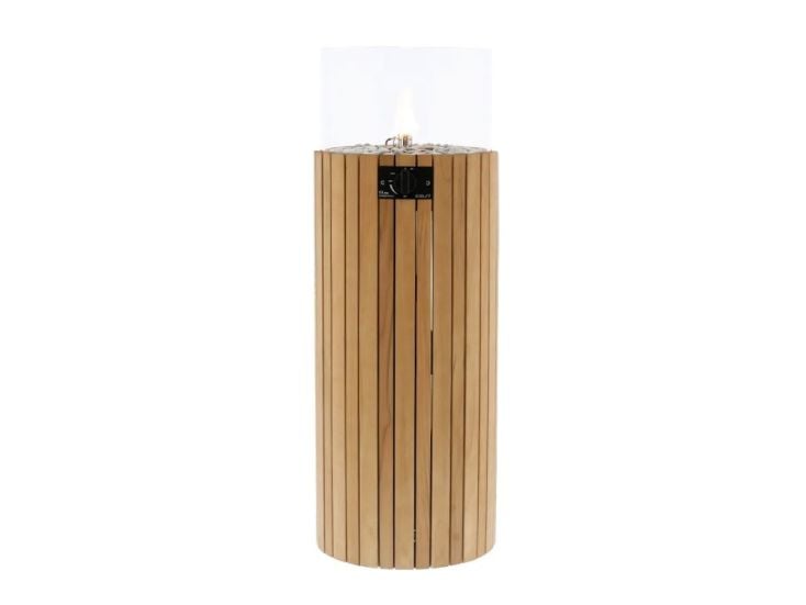 Cosi Cosiscoop Pillar L Terrassenofen aus Teakholz