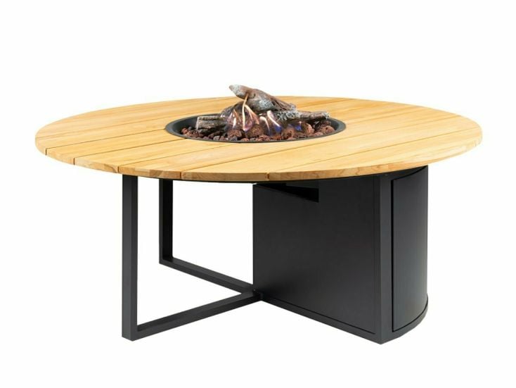 Cosi Fires Cosiloft Ø 120 Feuertisch - Teak