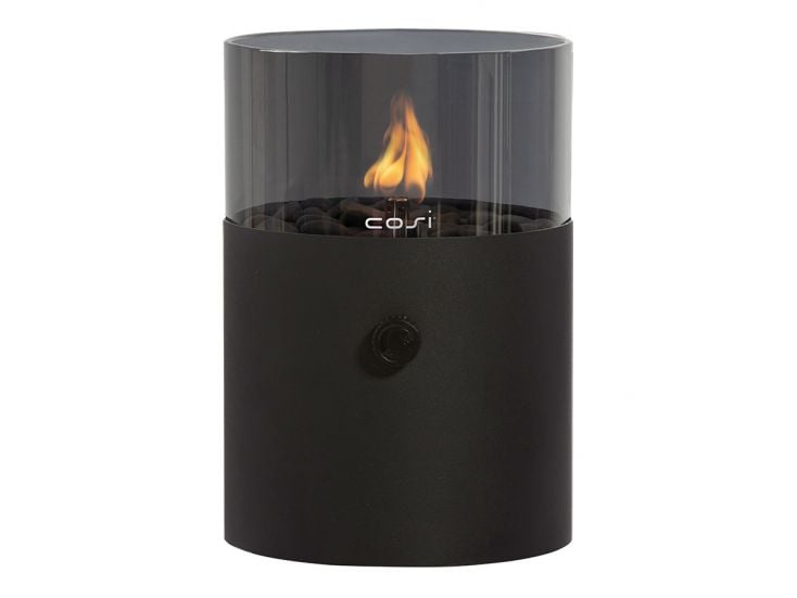 Cosi Fires Cosiscoop Original XL Black Smoked Glass Gaslaterne