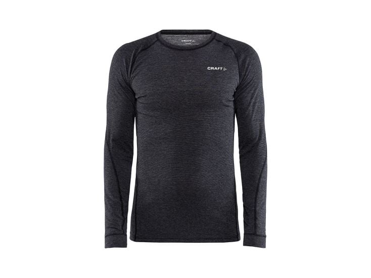 Craft Core Merinomix Herrenshirt - Black Melange