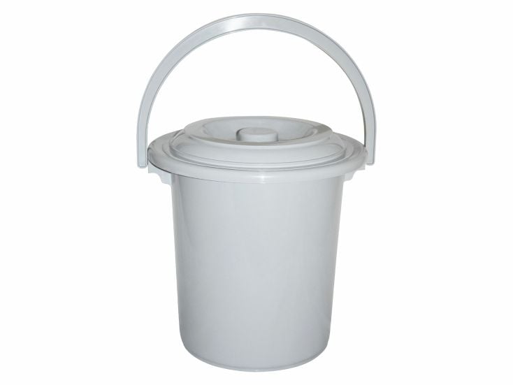 Curver Toiletteneimer mit Deckel - 5 Liter