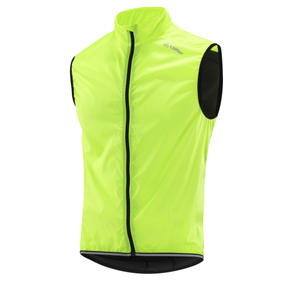 Löffler Windshell gelbe Herren-Fahrradweste