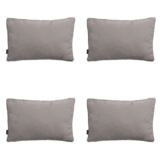 Madison Panama Taupe Dekokissen - 4er Set