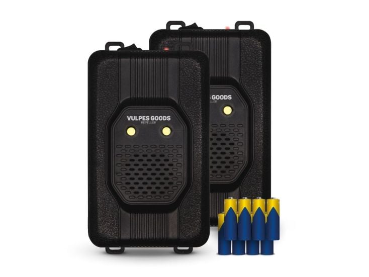 Vulpes Goods Marderschreck Auto - 12 Volt und Batterie, USB