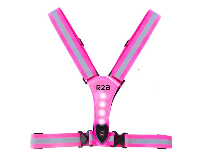 R2B wiederaufladbare Laufweste - Pink