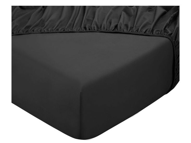 DoubleDry Home 180 x 200 cm spannbettlaken - schwarz