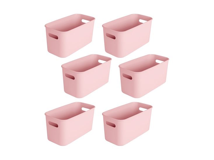 Sunware Sigma home 6 Liter Pink cube box - Set von 6