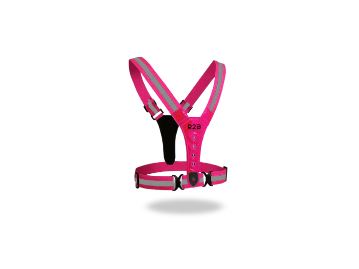 R2B Laufweste wiederaufladbar - Laufende Beleuchtung - Rosa