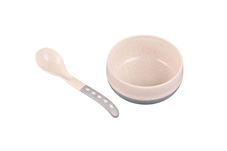 Croppie Set von 4 250 ml Suppenschüssel mit Löffel - Azure