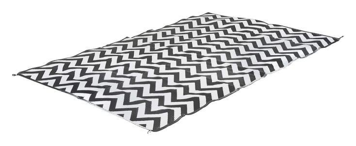 Bo-Camp Wave 200 x 180 cm schwarz weiße Chill-Matte