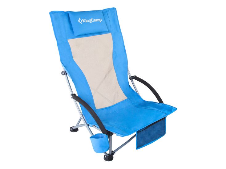 KingCamp High Beach Chair - Blue
