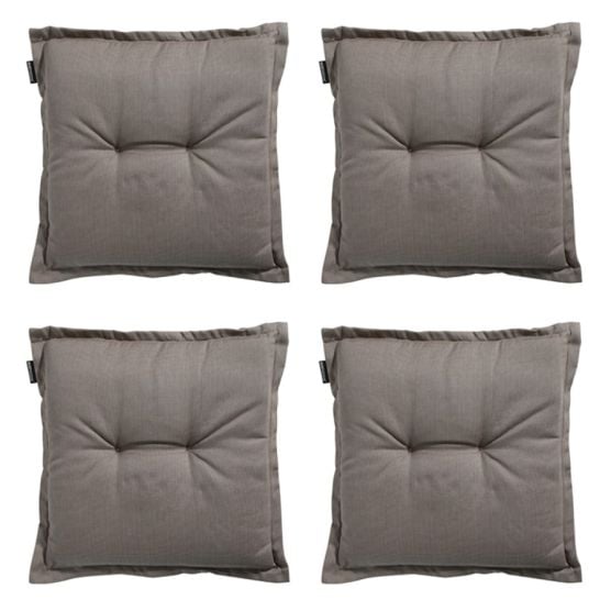 Madison - Sitzkissen Rib Liver - Ca. 50x50 cm - 4er-Set