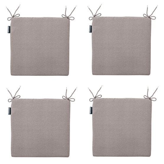 Madison Panama Taupe Sitzkissen - 4er Set