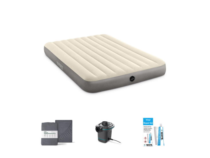 Intex Single-High 203 x 152 cm Luftmatratzen-Set - 
4-teilig