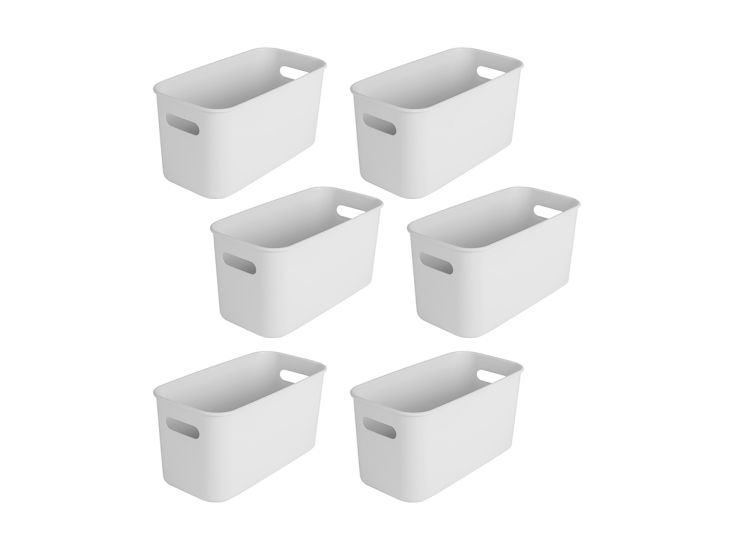 Sunware Sigma home 6 Liter White cube box - Set von 6