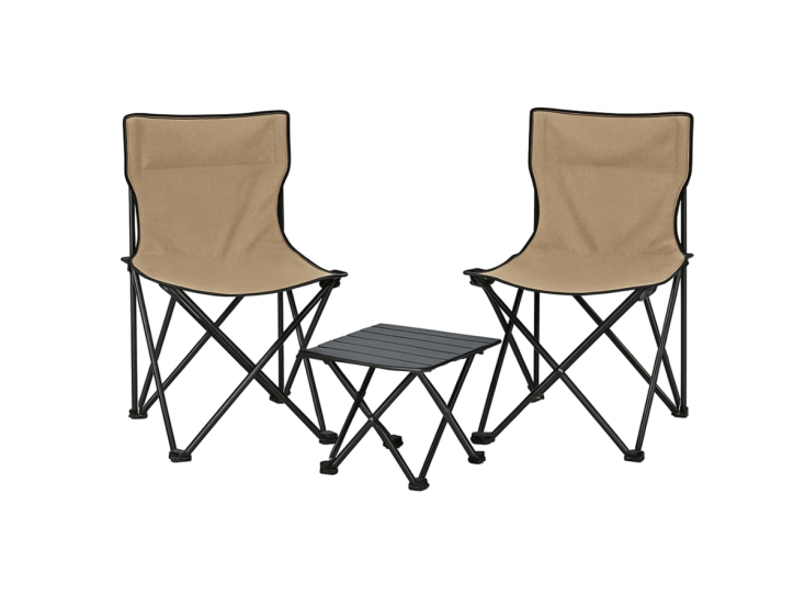 HEM camping set 3-teilig mit 2 stühlen und tisch