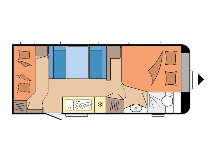 Hobby De Luxe 560 KMFe Wohnwagen