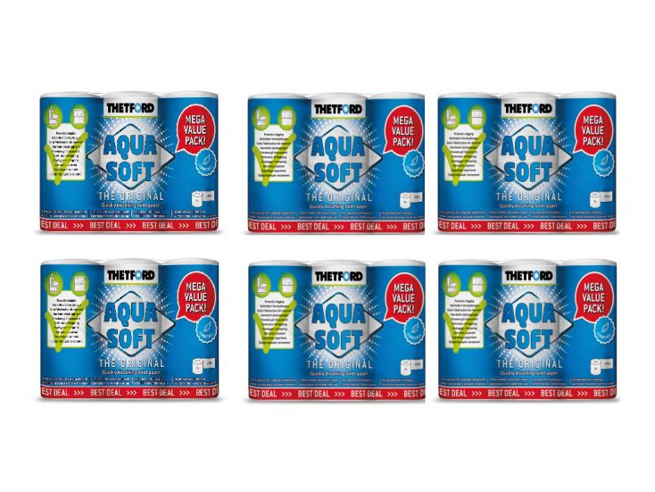 Thetford Aqua Soft Promo sixpack Toilettenpapier - 6er-Set