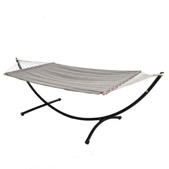 AMANKA 200 x 120 Hängematte mit Gestell - Grey