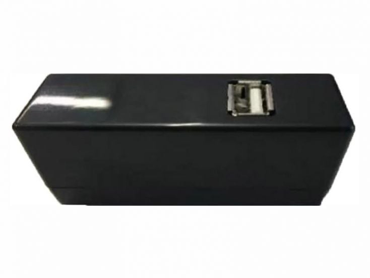 Dometic USB 2A schwarzer Stromschienenadapter