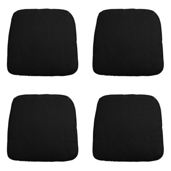 Madison Panama schwarzes Sitzkissen - 4er-Set