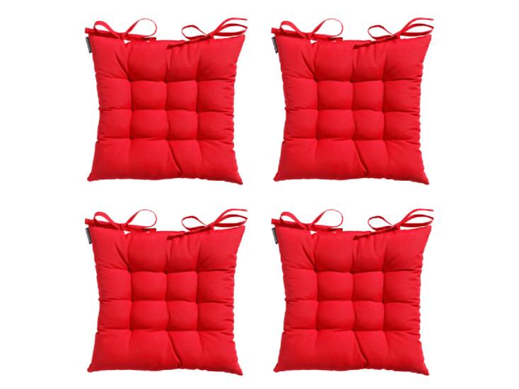 Madison Panama rot Sitzkissen - 4er-Set