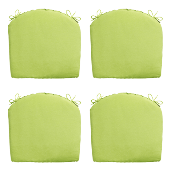 Madison Panama Lime Sitzkissen - 4er Set