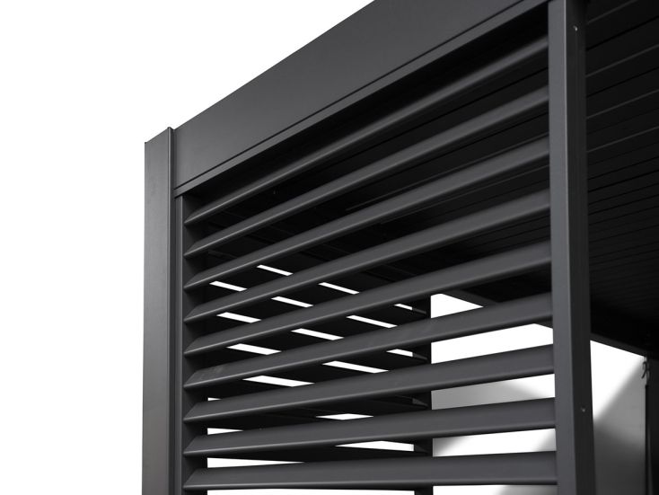 Novum Mirador 93 x 238,25 Louvre Shutter Jalousiepaneel - Black