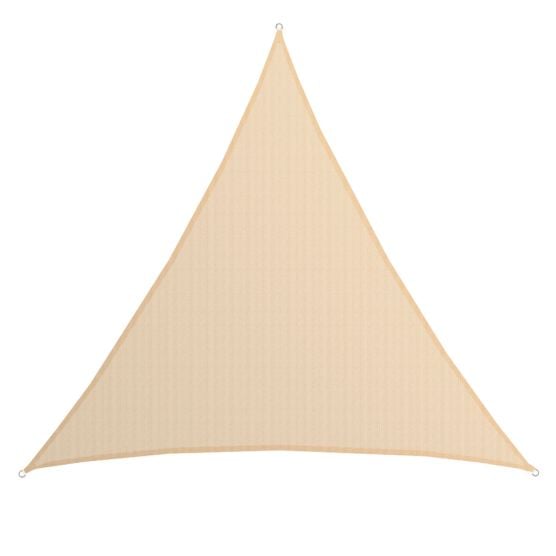 AMANKA 7 x 7 x 7 HDPE Sonnensegel - Beige